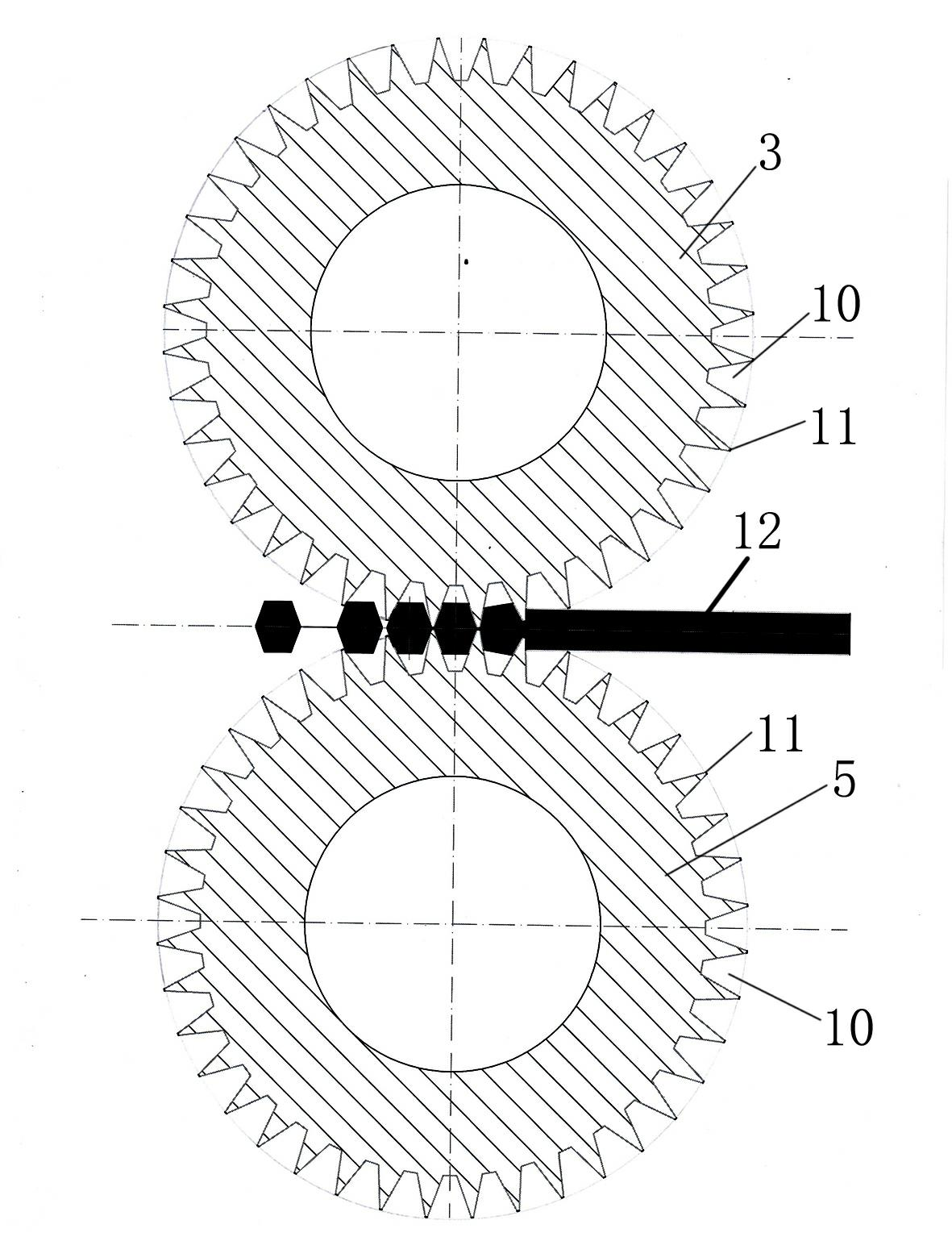 Lead sheet cold cutting pelleter