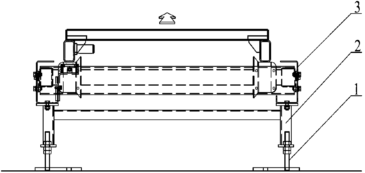 Flat belt roller bed