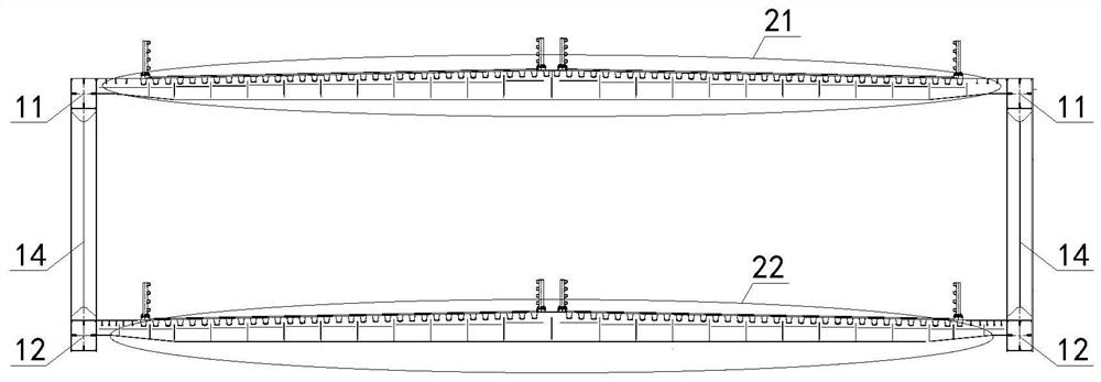 A super-wide truss bridge structure system and its design method