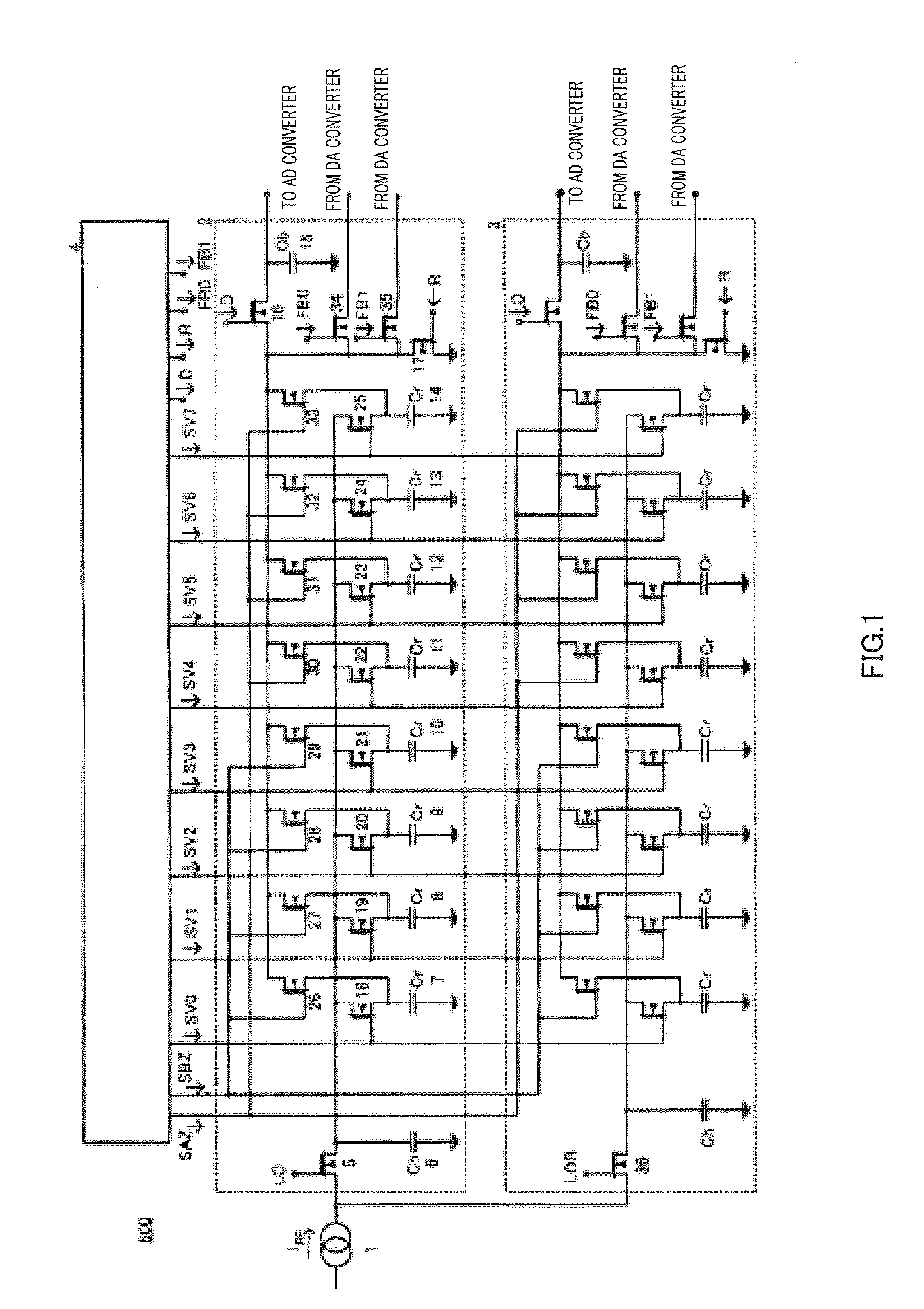 Discrete filter, sampling mixer and wireless device