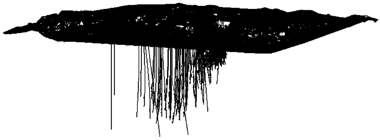 Modeling method for three-dimensional geological model