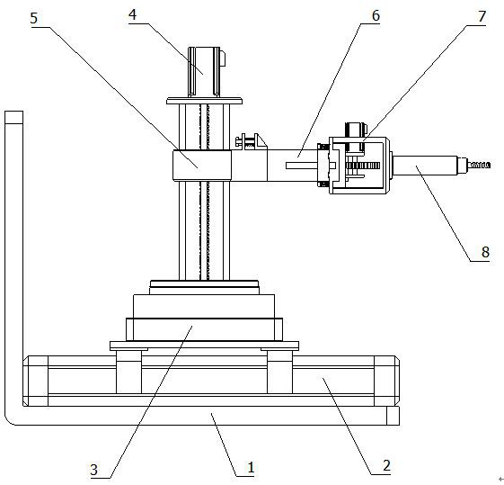 Intelligent machining device for irregular holes