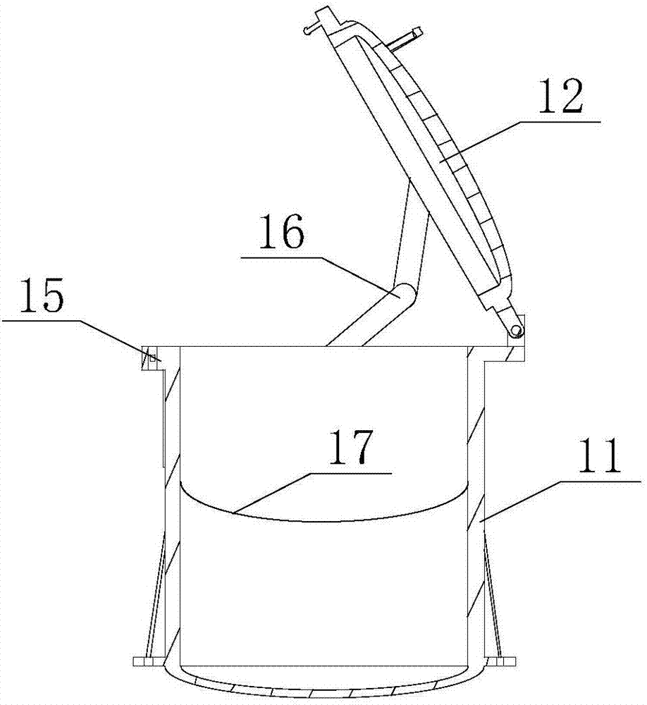 An explosive-removal robot combined with wheels, legs, arms and tanks