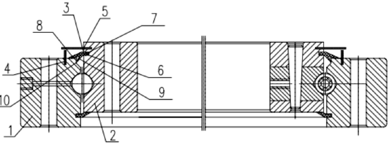 Seal assembly and slewing bearing using same