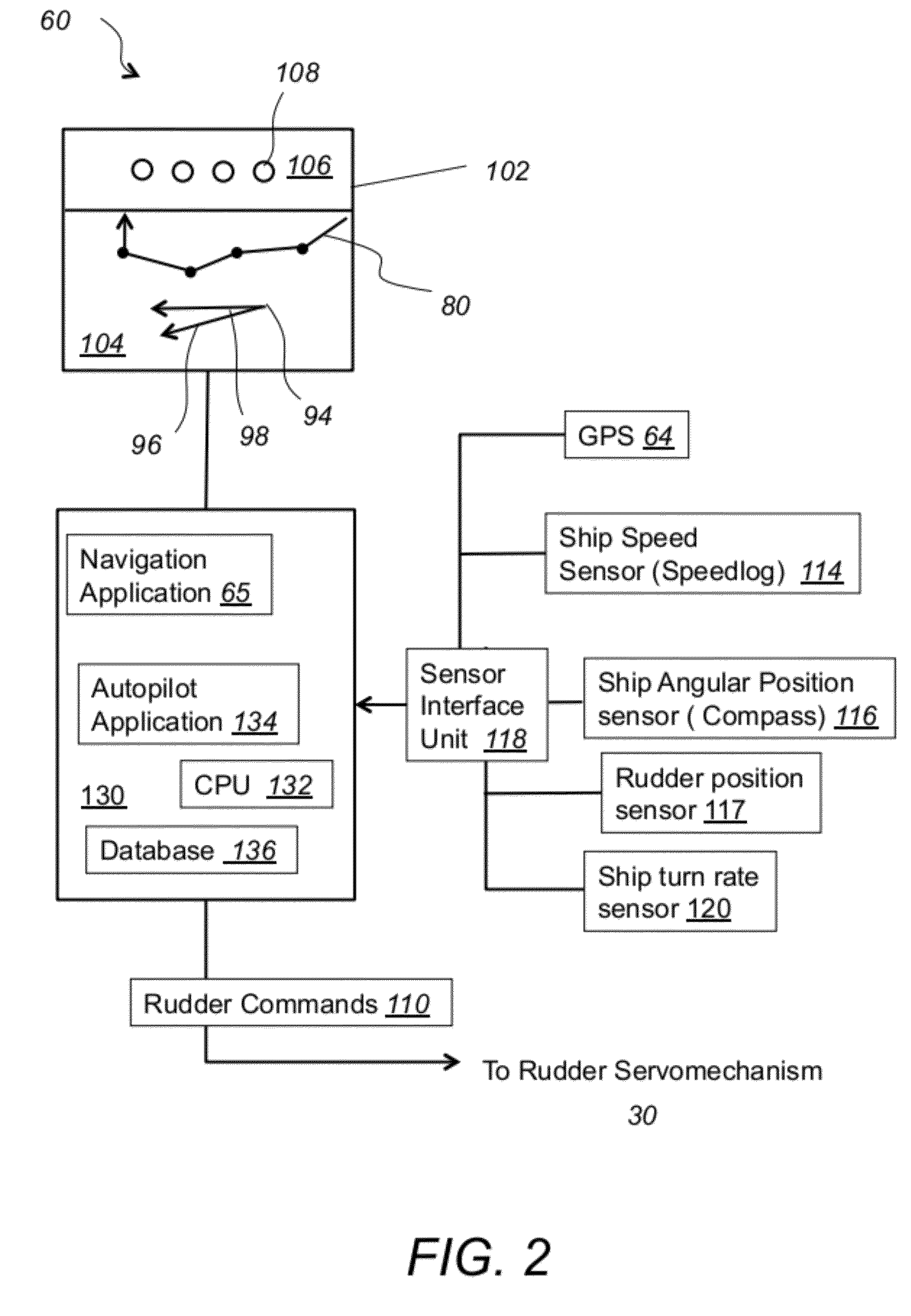 System and method for a marine vessel autopilot