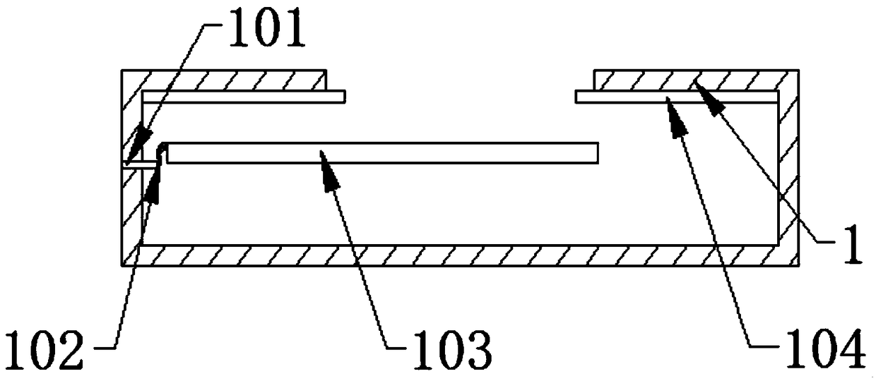 Dining table with small occupied area