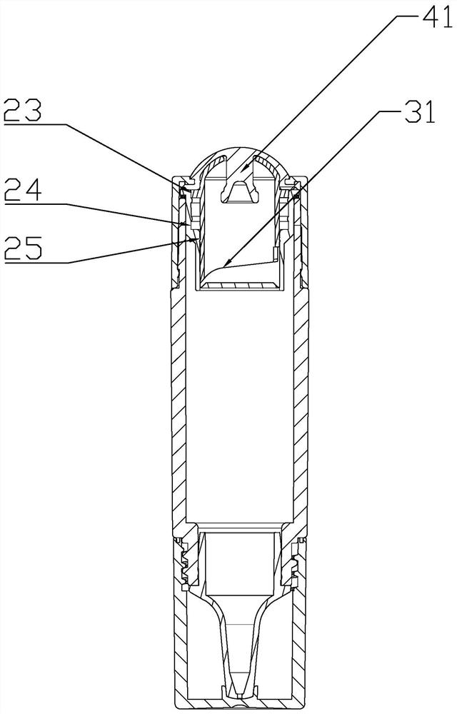 A pre-separated double-chamber bottle