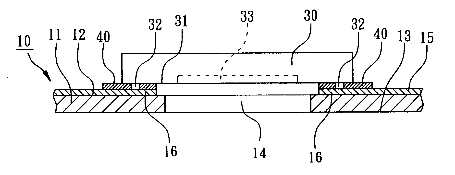 Chip-on-film package for image sensor and method for manufacturing the same