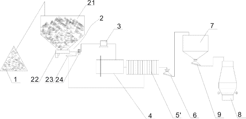 Sinter cooler lump ore braking system