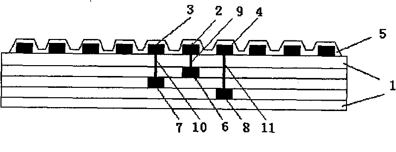 Digital capacitance type liquid level measuring sensor