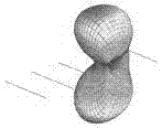 Radiation sensitivity test method and device under reverberation chamber condition