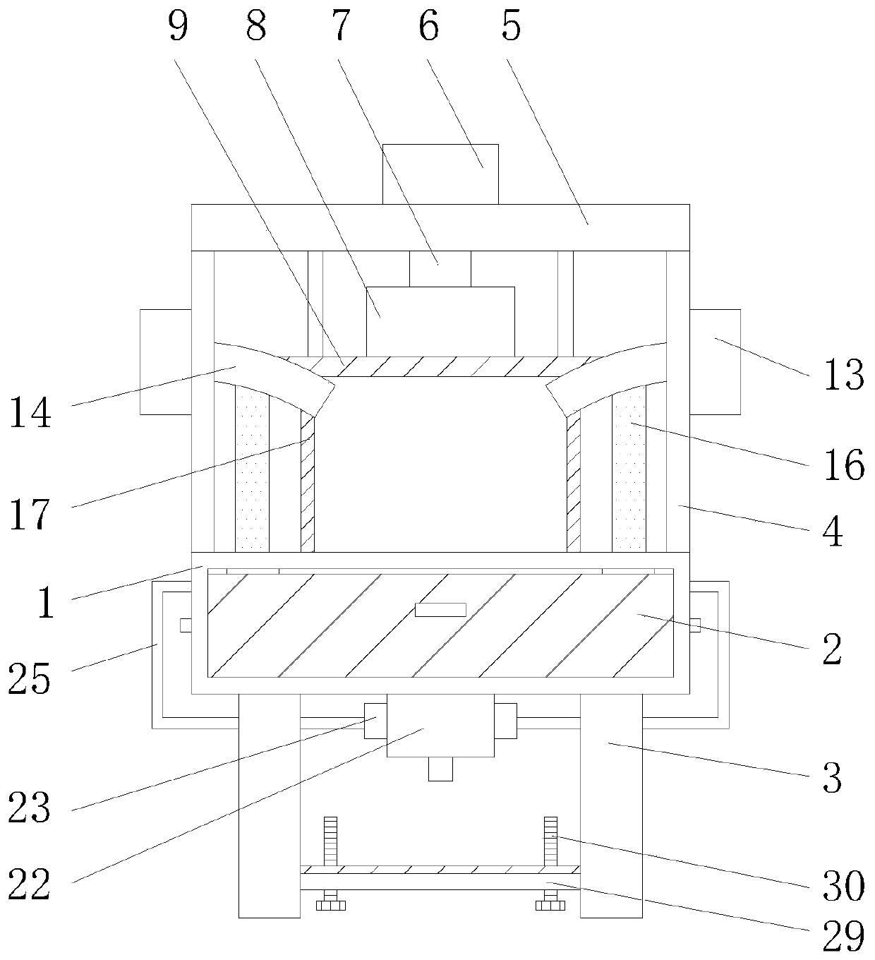 A butterfly valve welding station