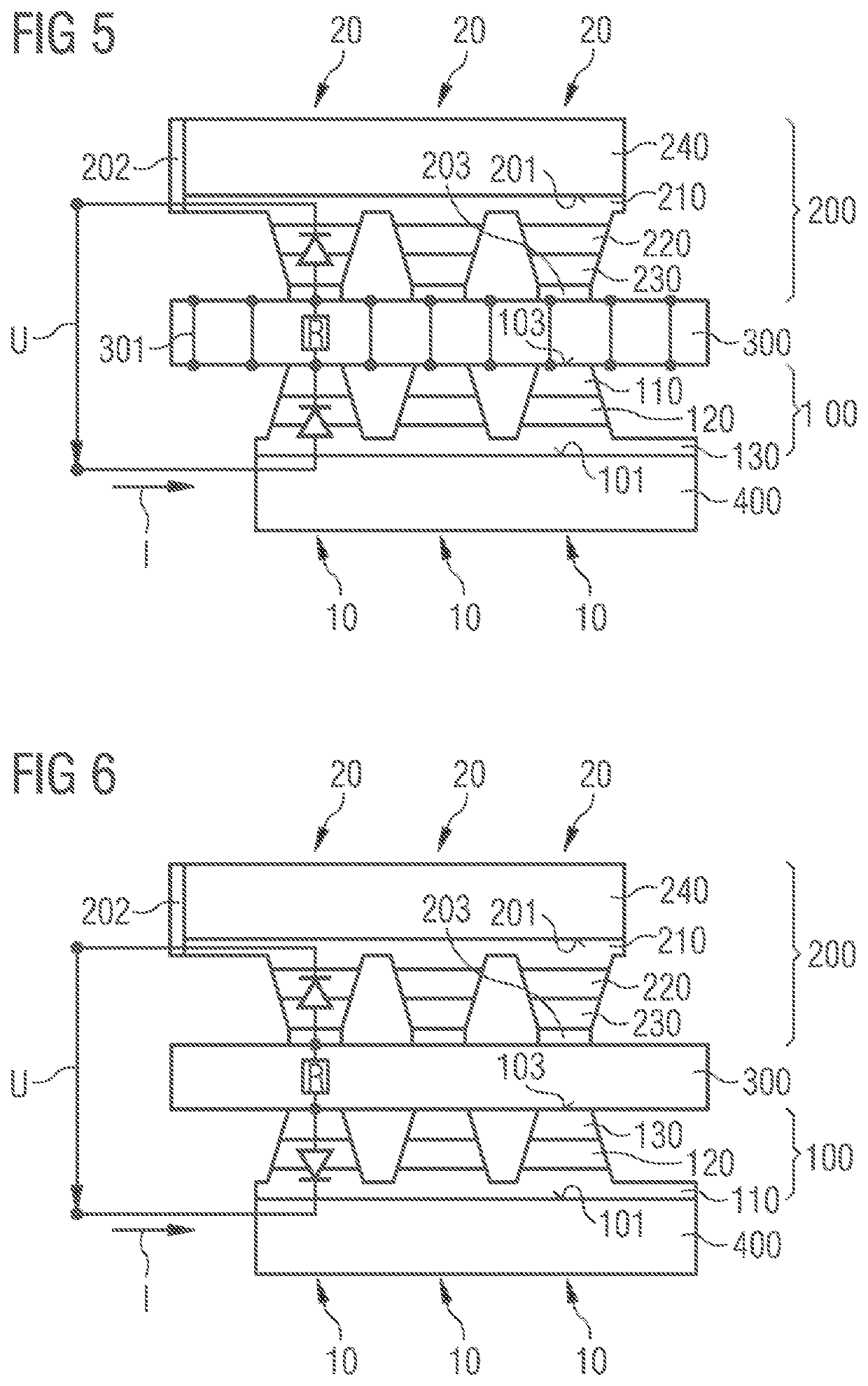 Method and device for measurement of a plurality of semiconductor chips in a wafer array