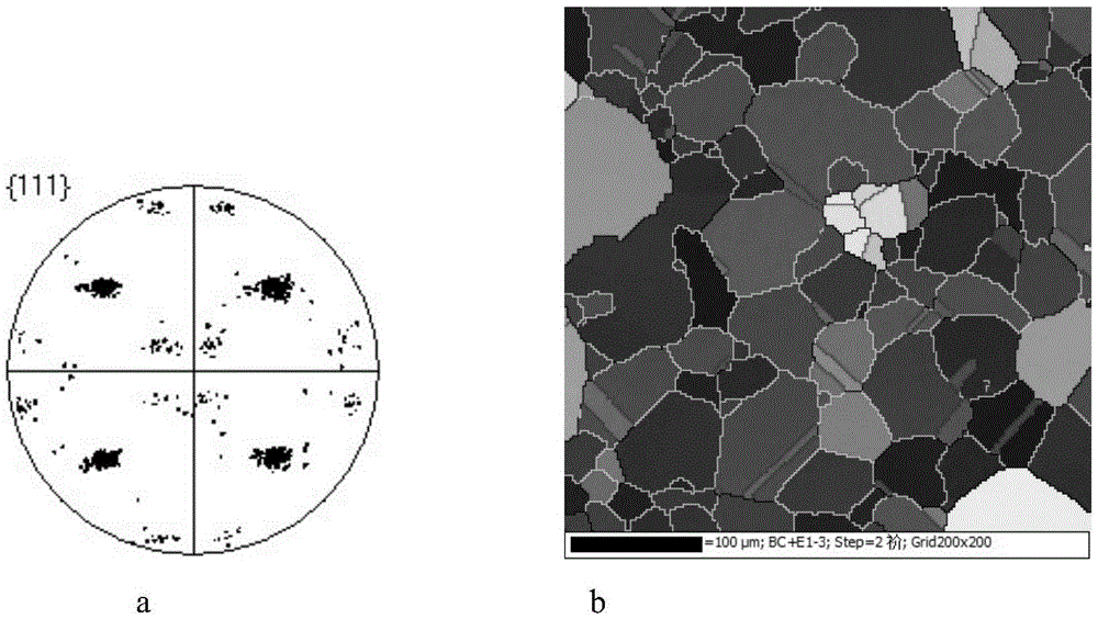 Method for improving content of cubic texture of Ni9.3W base band for YBCO superconductor