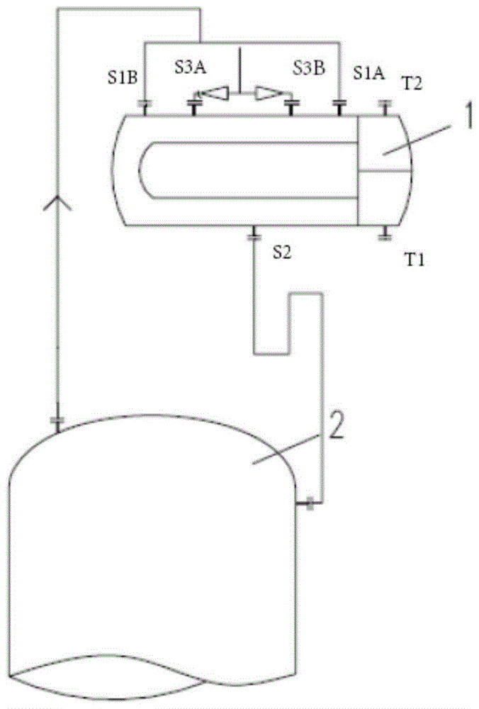 A low-pressure condensate flash steam condenser and system for an mtp device