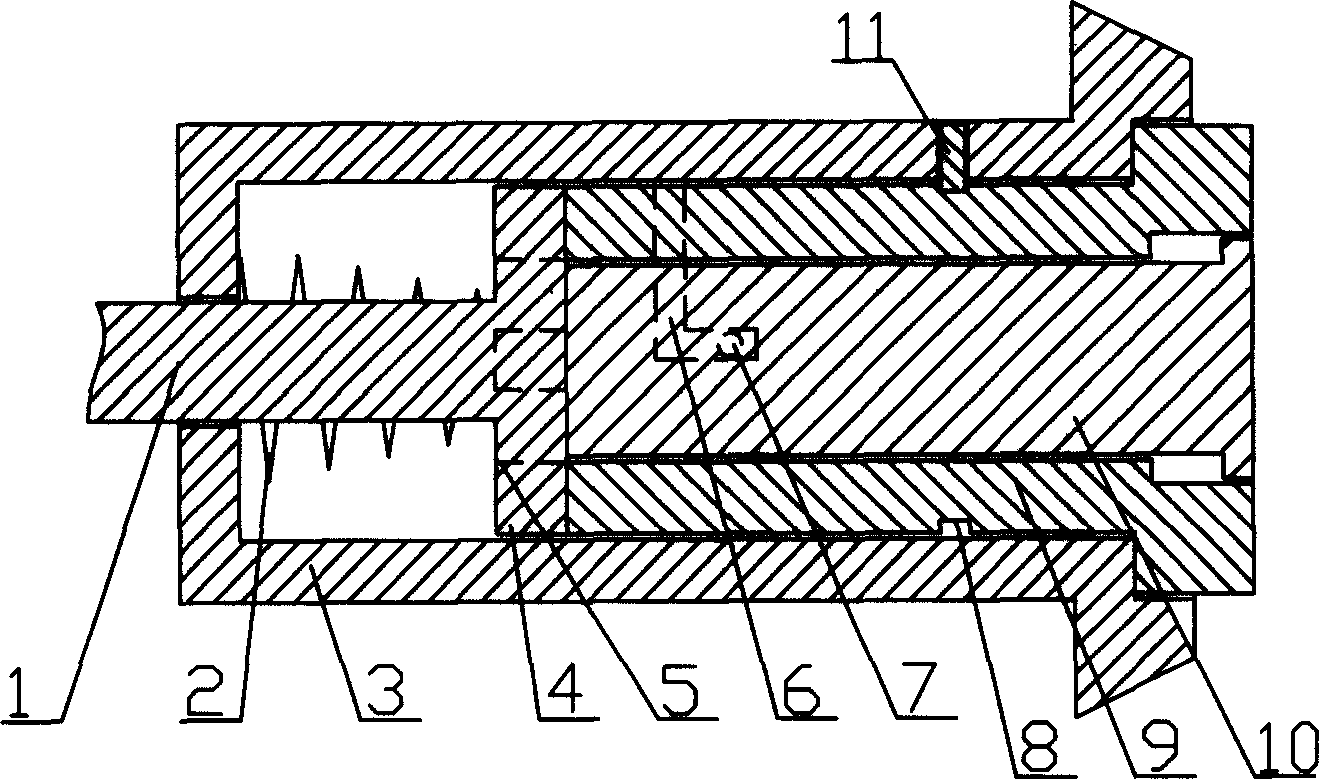 Separation and reunion type theftproof lock