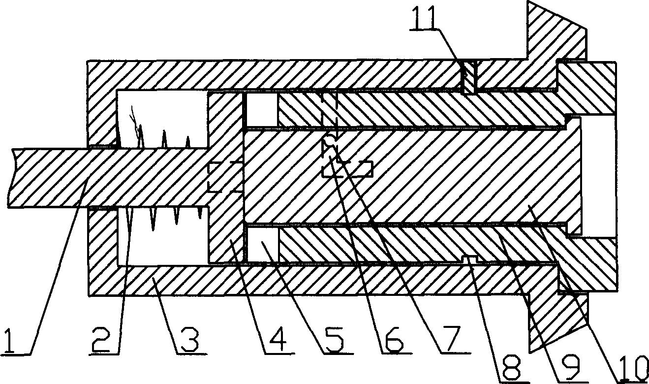 Separation and reunion type theftproof lock