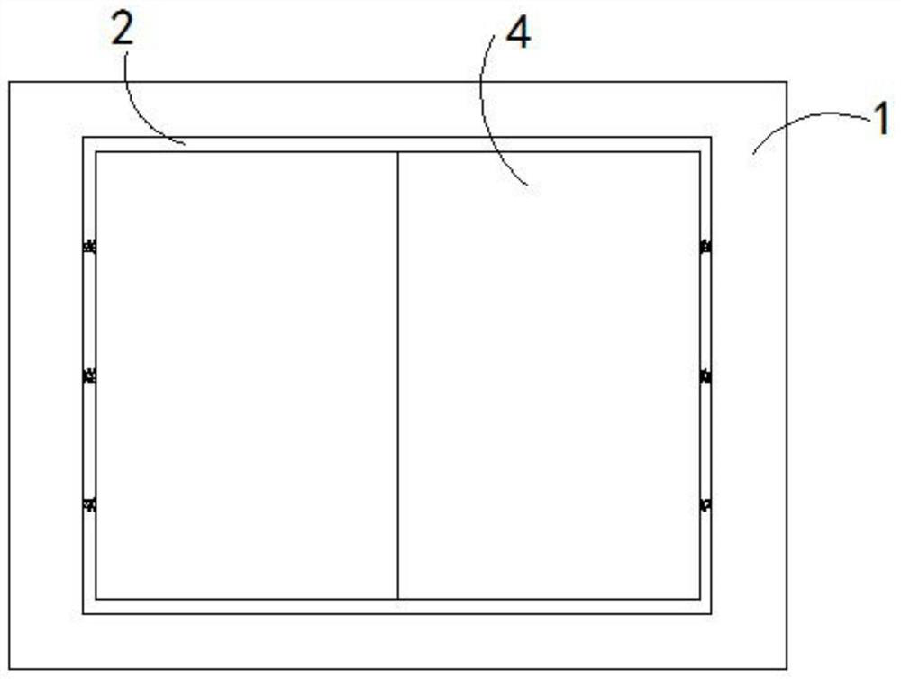 A prefabricated building anti-seismic structure using cement prefabricated components