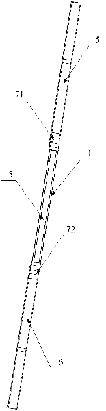 Refrigerator door handle and refrigerator