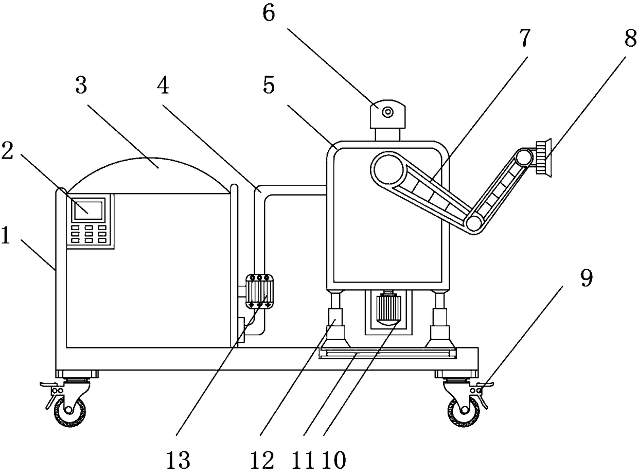 Garden watering robot