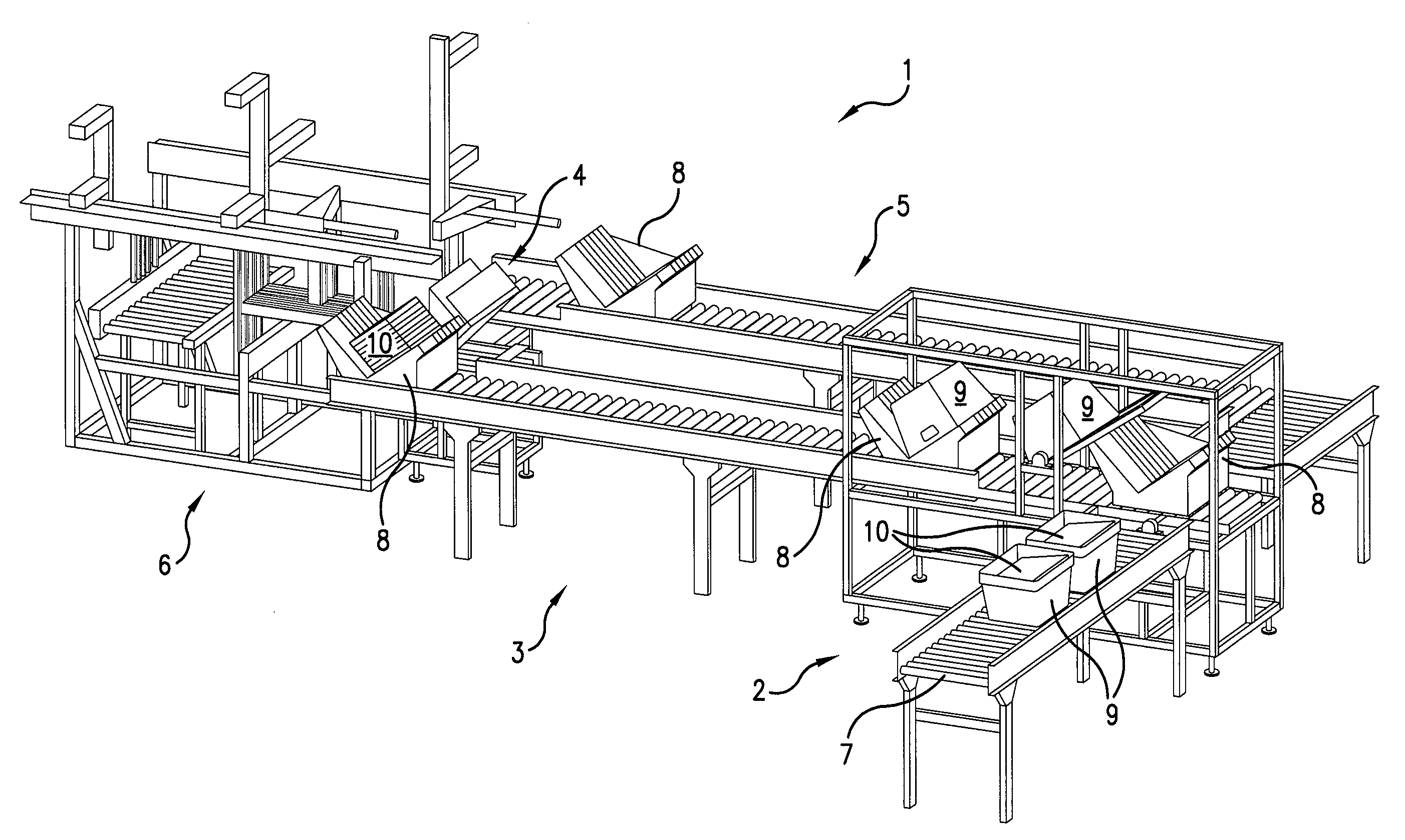 Automated flats divider