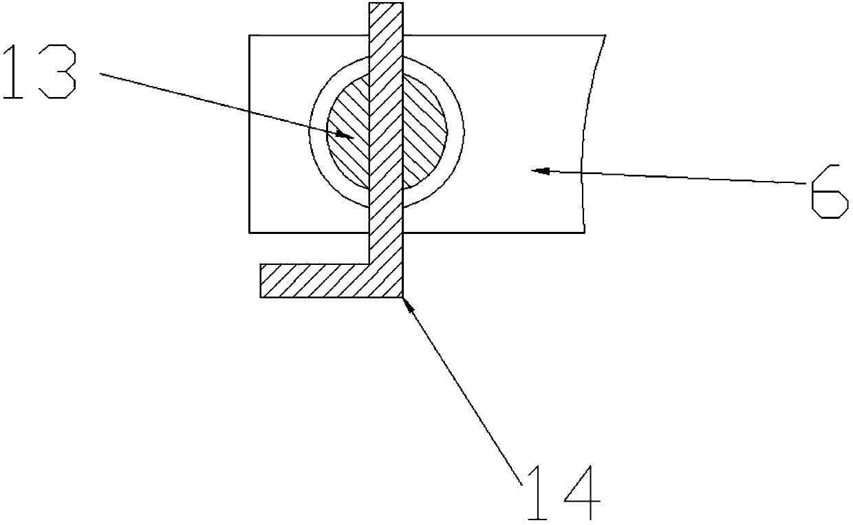 Concrete vibrating device for municipal highway engineering