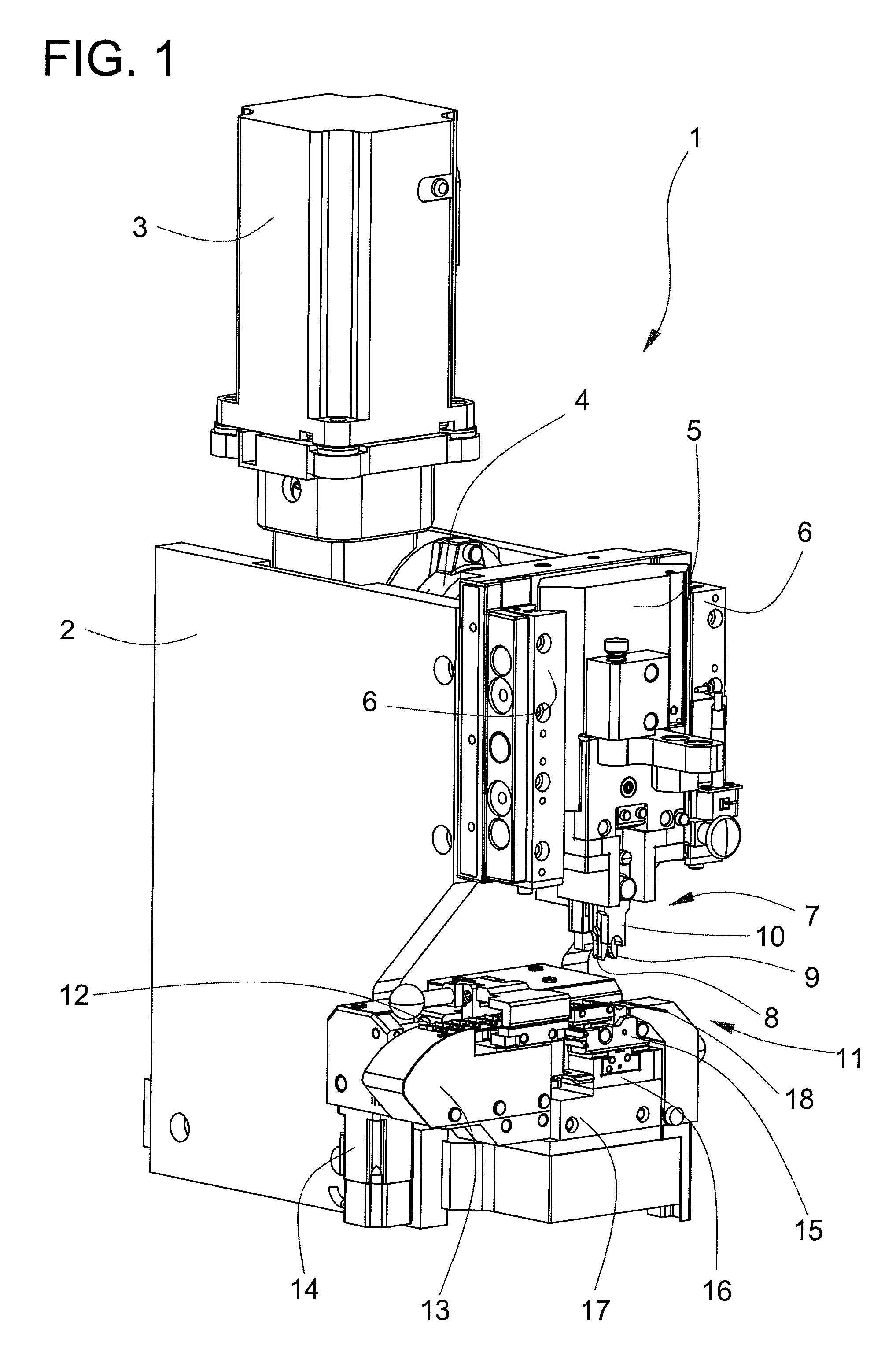 Crimping device