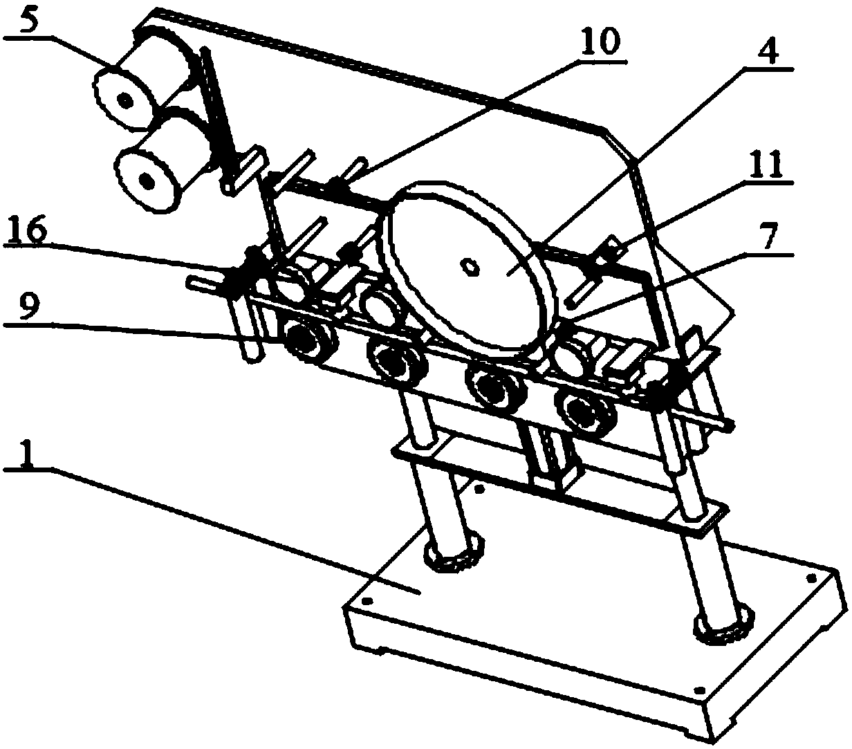 Adaptive surface identifying device for optical fiber cable