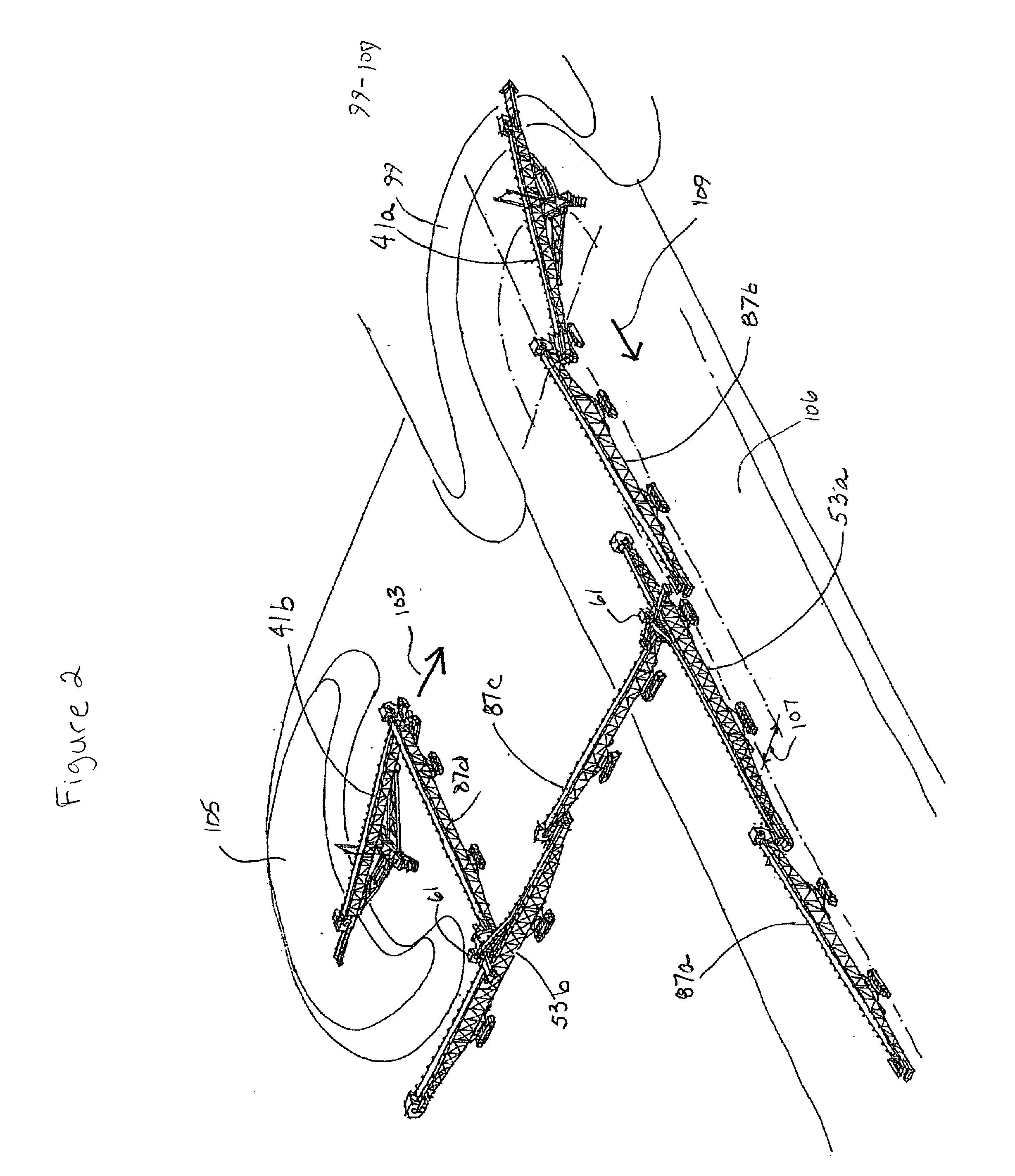 Method for multiple lift stacking using mobile conveyor system