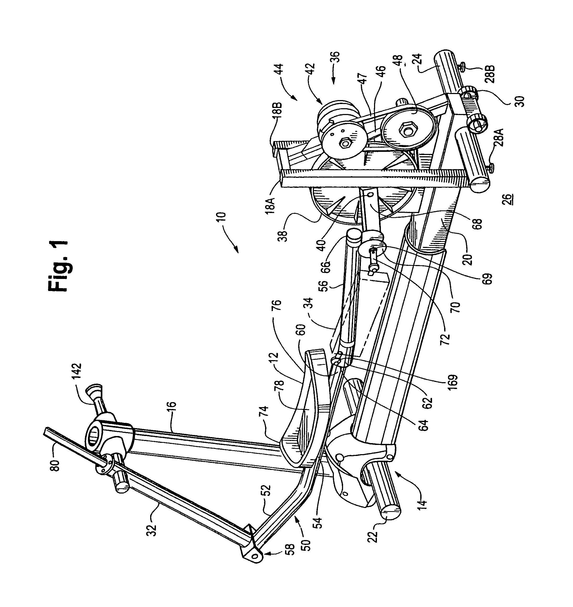 Stride adjustment mechanism