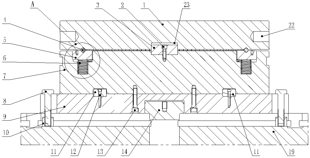 Rotatable anvil block structure