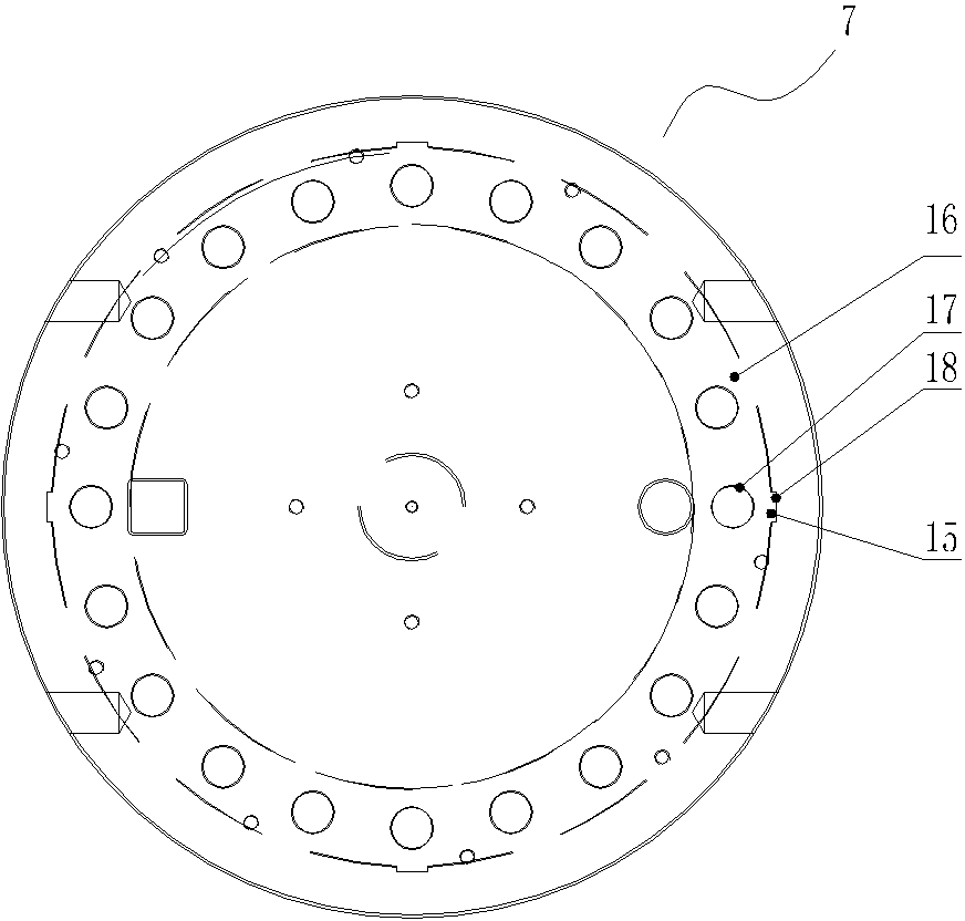 Rotatable anvil block structure