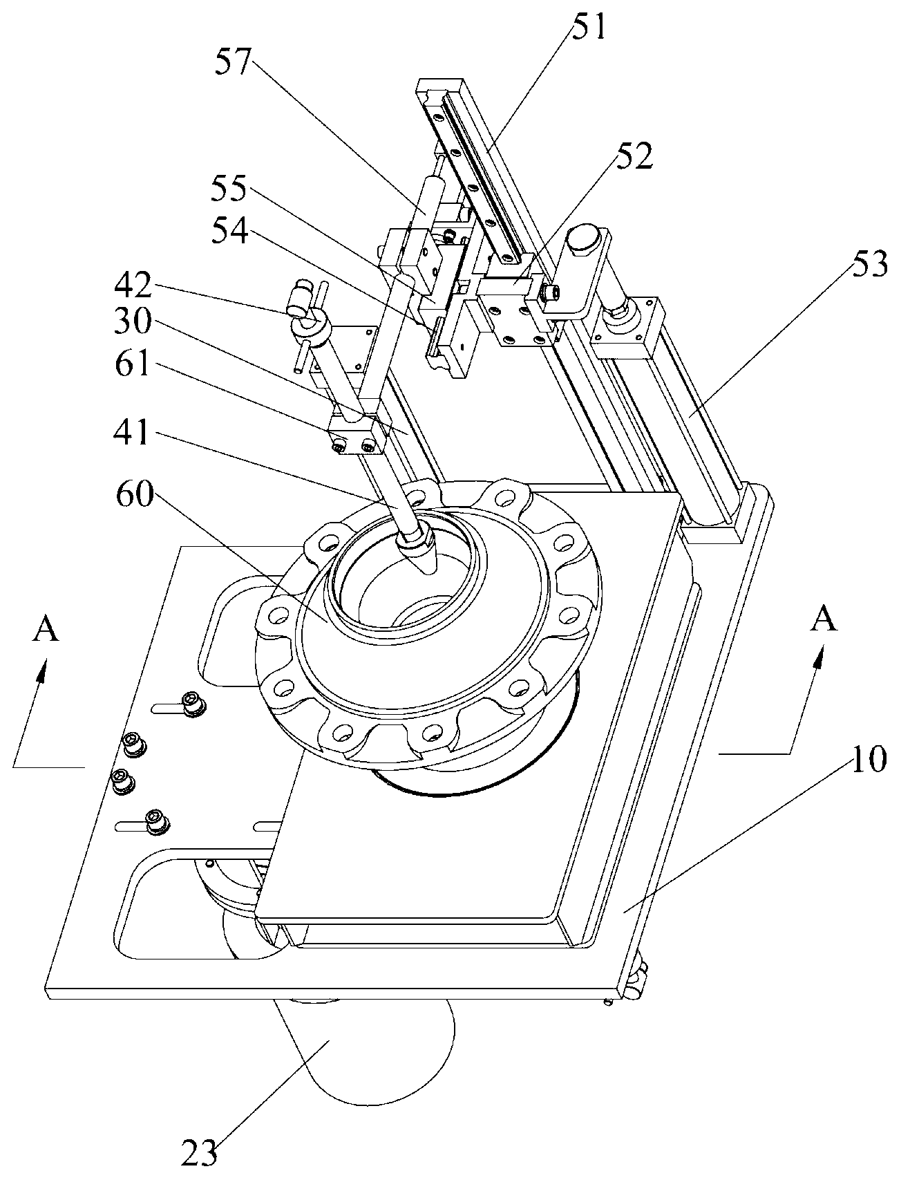 Automatic hub oiling machine