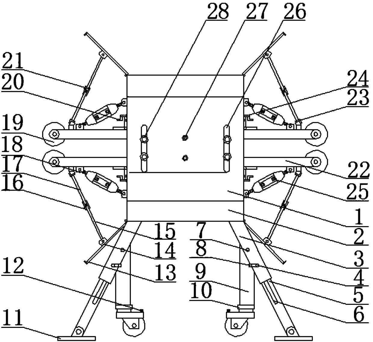 Drying device for textile printing and dyeing