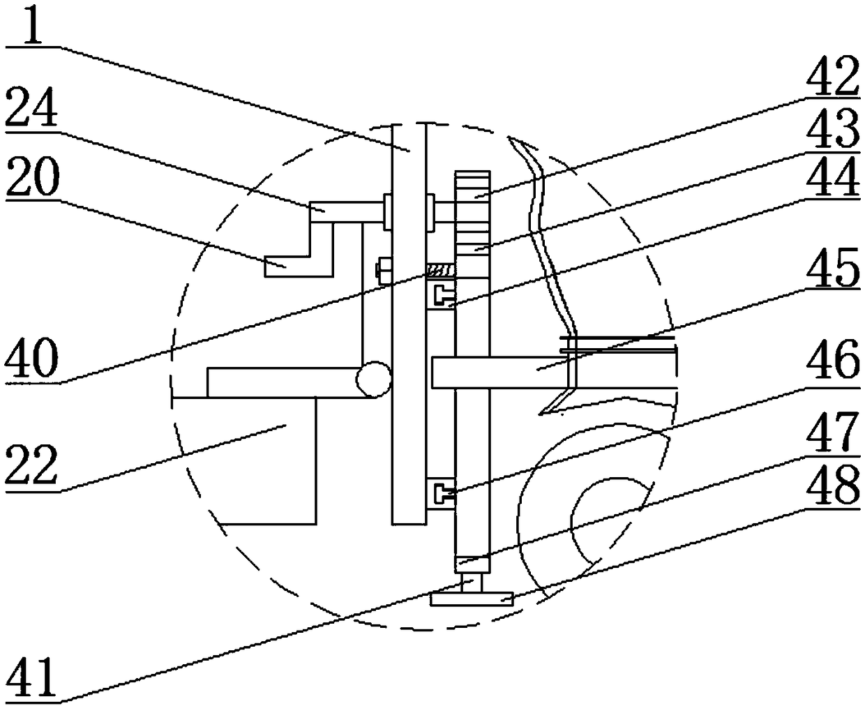 Drying device for textile printing and dyeing