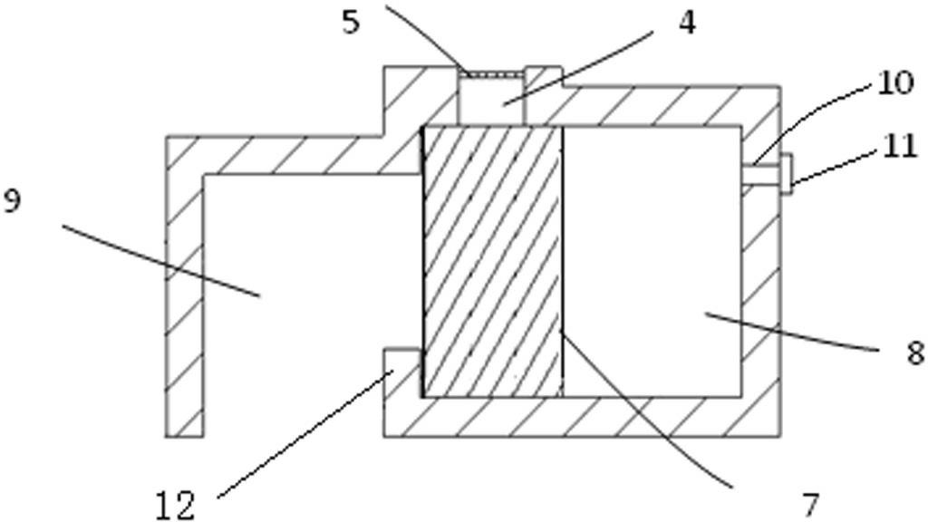 Automatic pressure-regulating explosion-proof device of storage battery for explosion-proof forklift