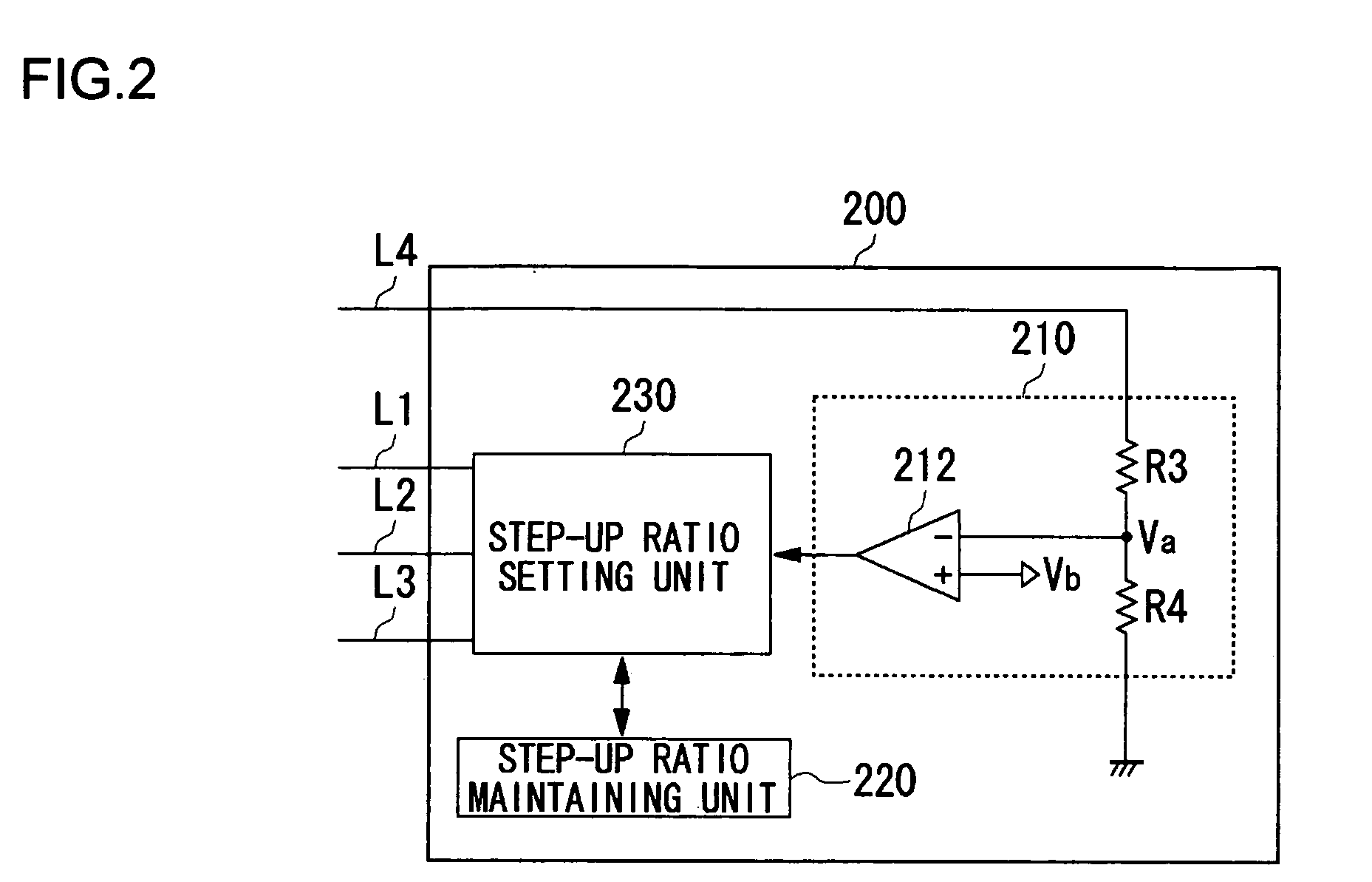 Boost circuit capable of step-up ratio control