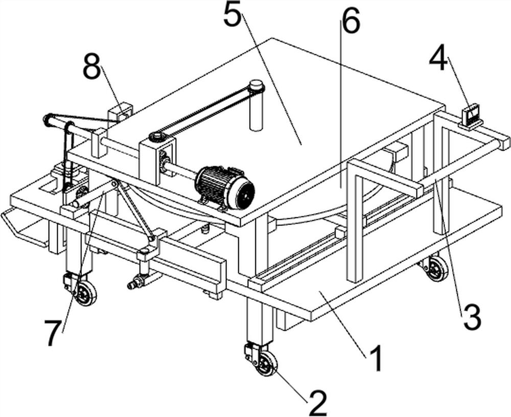 A full-coverage pavement repair device