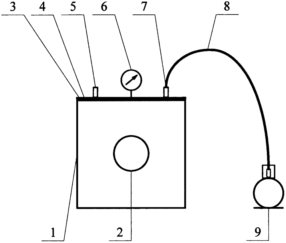 Simple sample vacuum device for intense laser damage experiment