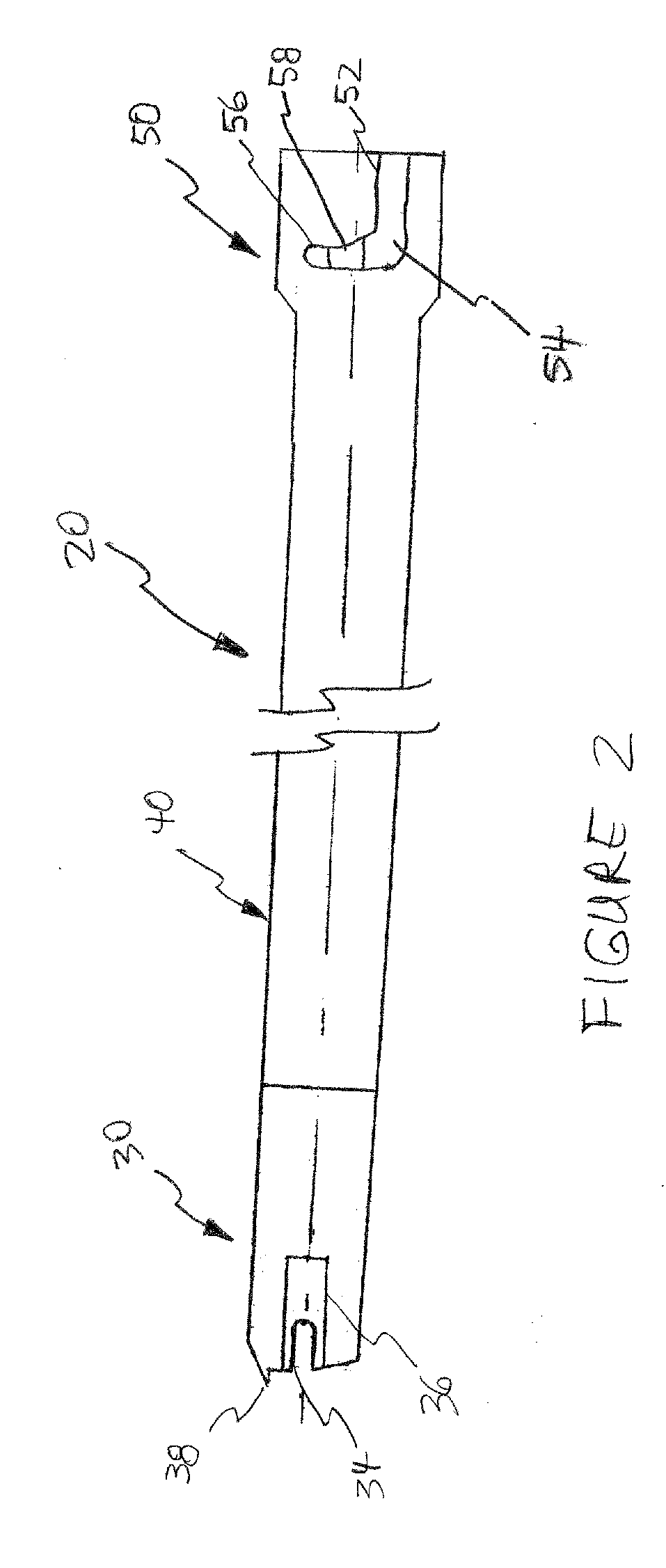 Punch-Down Tool Blade with Extended Reach