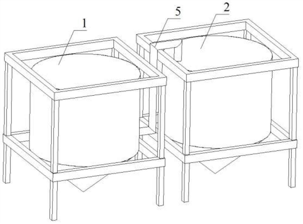 Elution wastewater treatment device for organo-chlorine pesticide contaminated soil after synergistic elution remediation