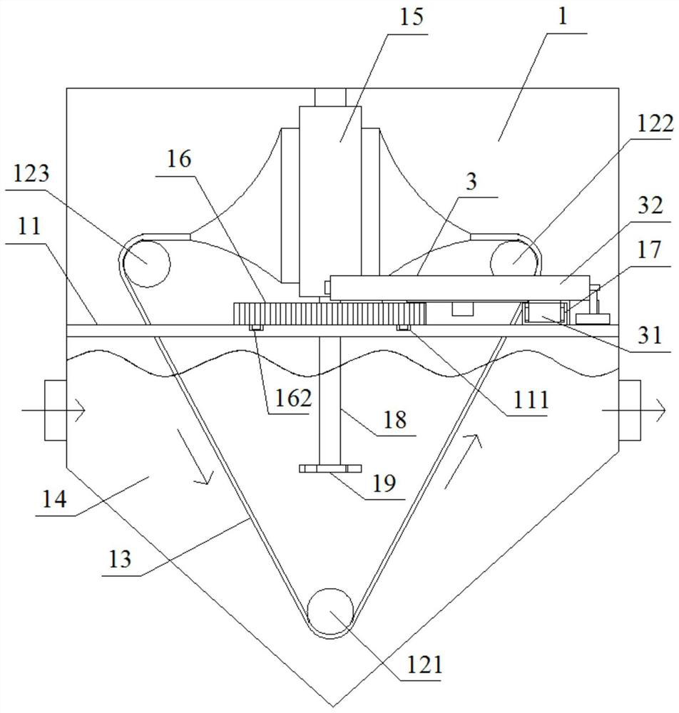 Elution wastewater treatment device for organo-chlorine pesticide contaminated soil after synergistic elution remediation