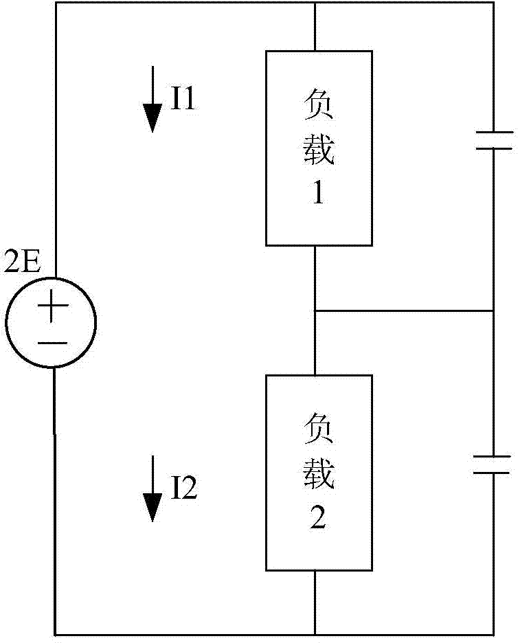 Direct voltage splitting circuit supporting multi-level technology