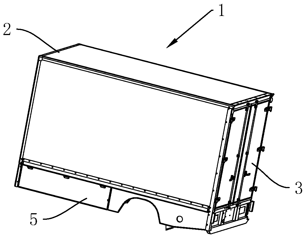 A new energy logistics vehicle, carriage, chassis and assembly method thereof