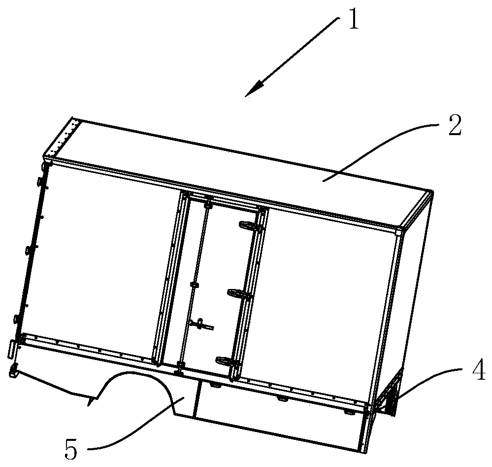 A new energy logistics vehicle, carriage, chassis and assembly method thereof