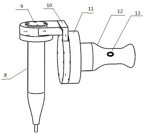 Industrial robot quickly teaching device and realizing method thereof