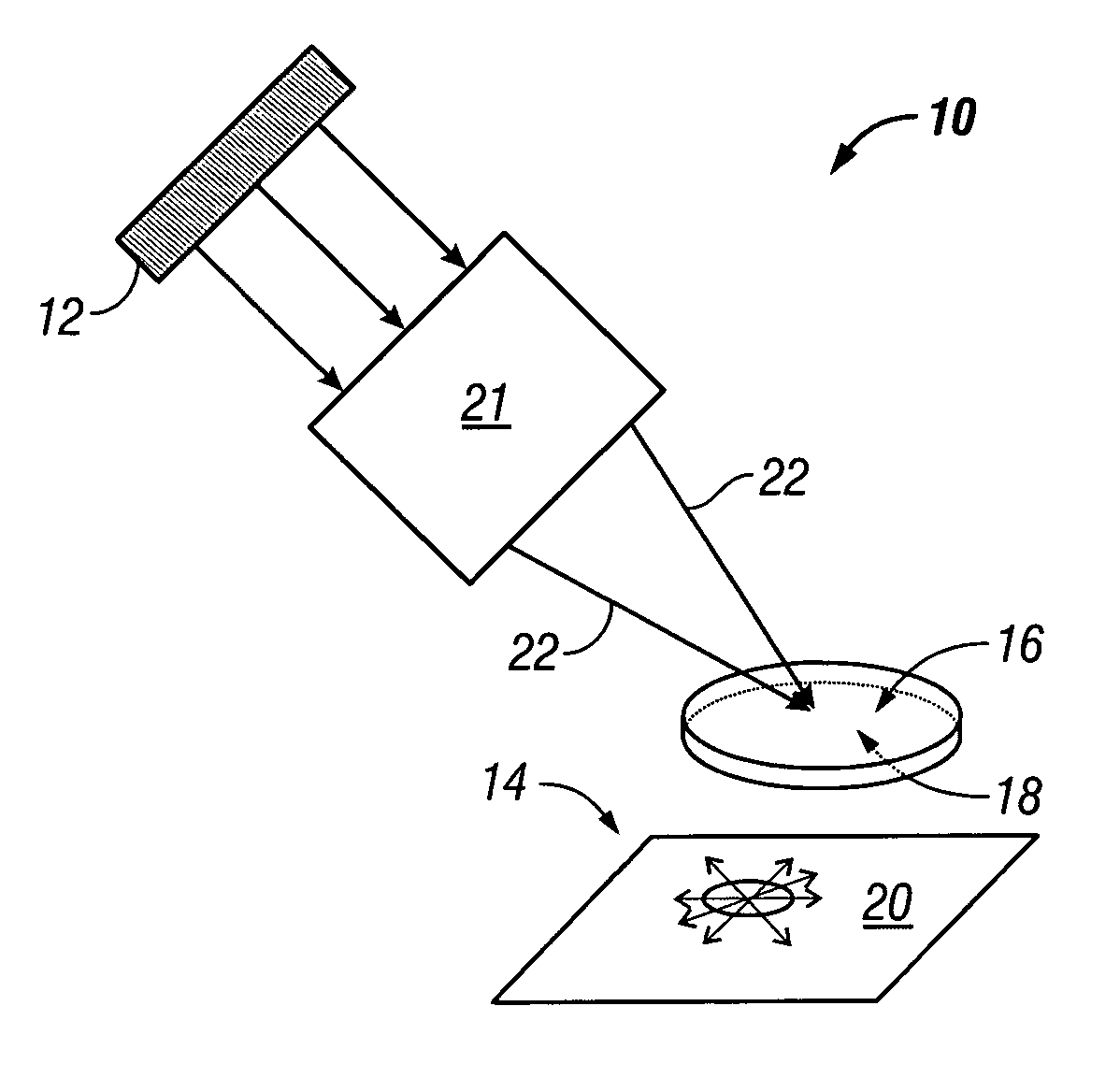 Expansion matched thin disk laser and method for cooling