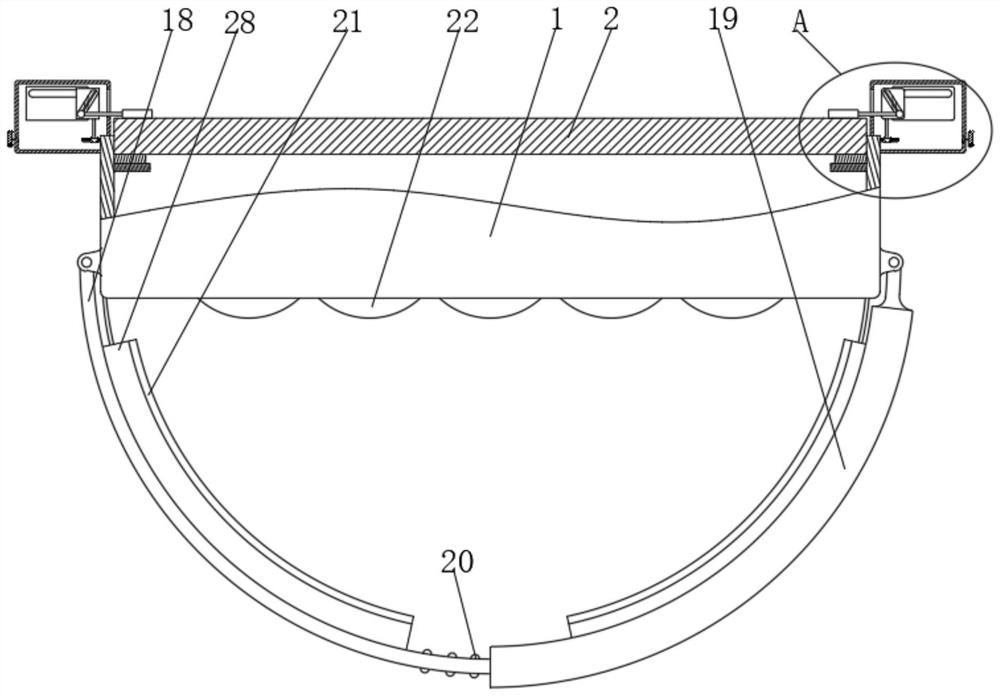 Medical vomit stopping instrument with parts convenient to maintain and replace