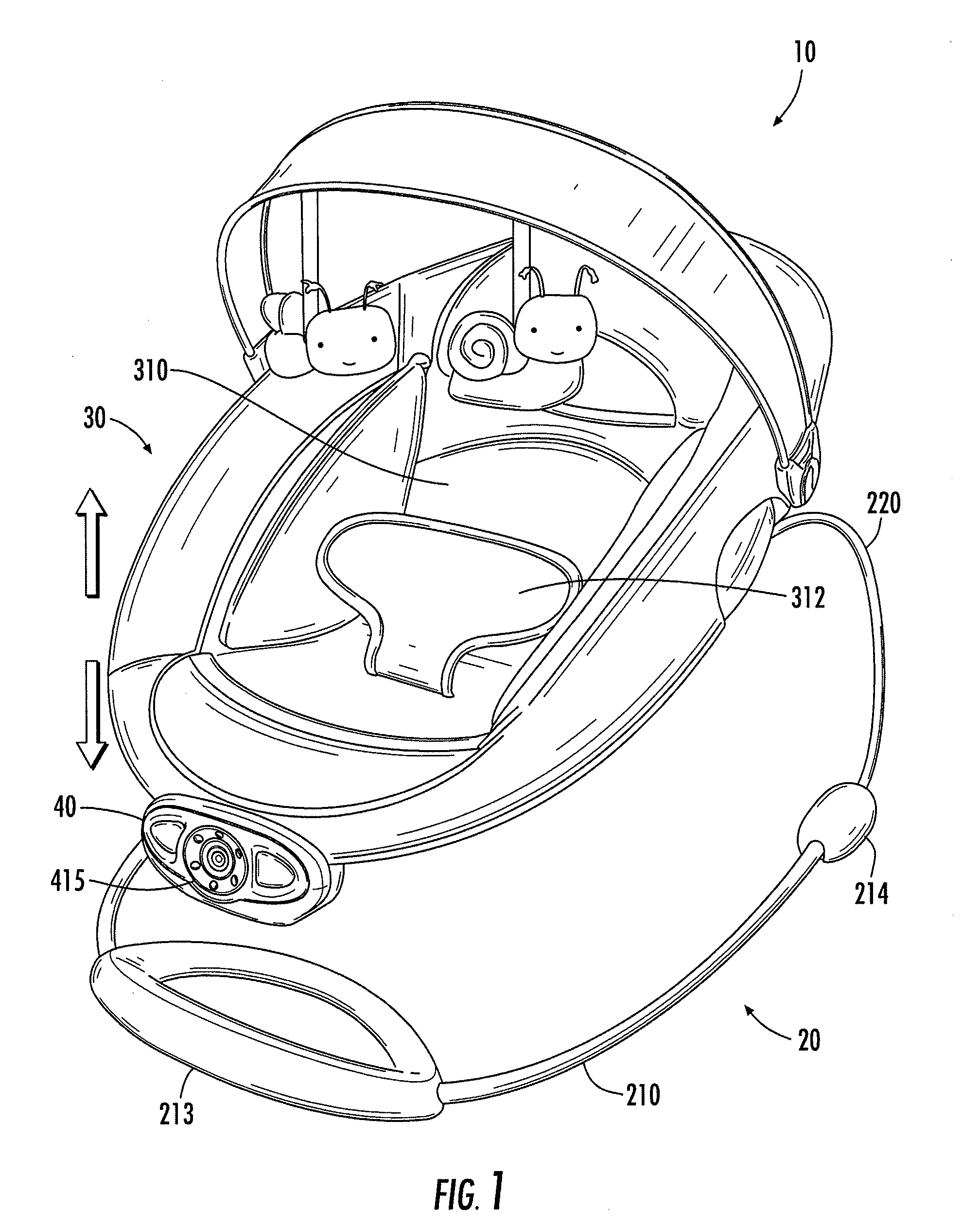 Electromagnetic children's bouncer