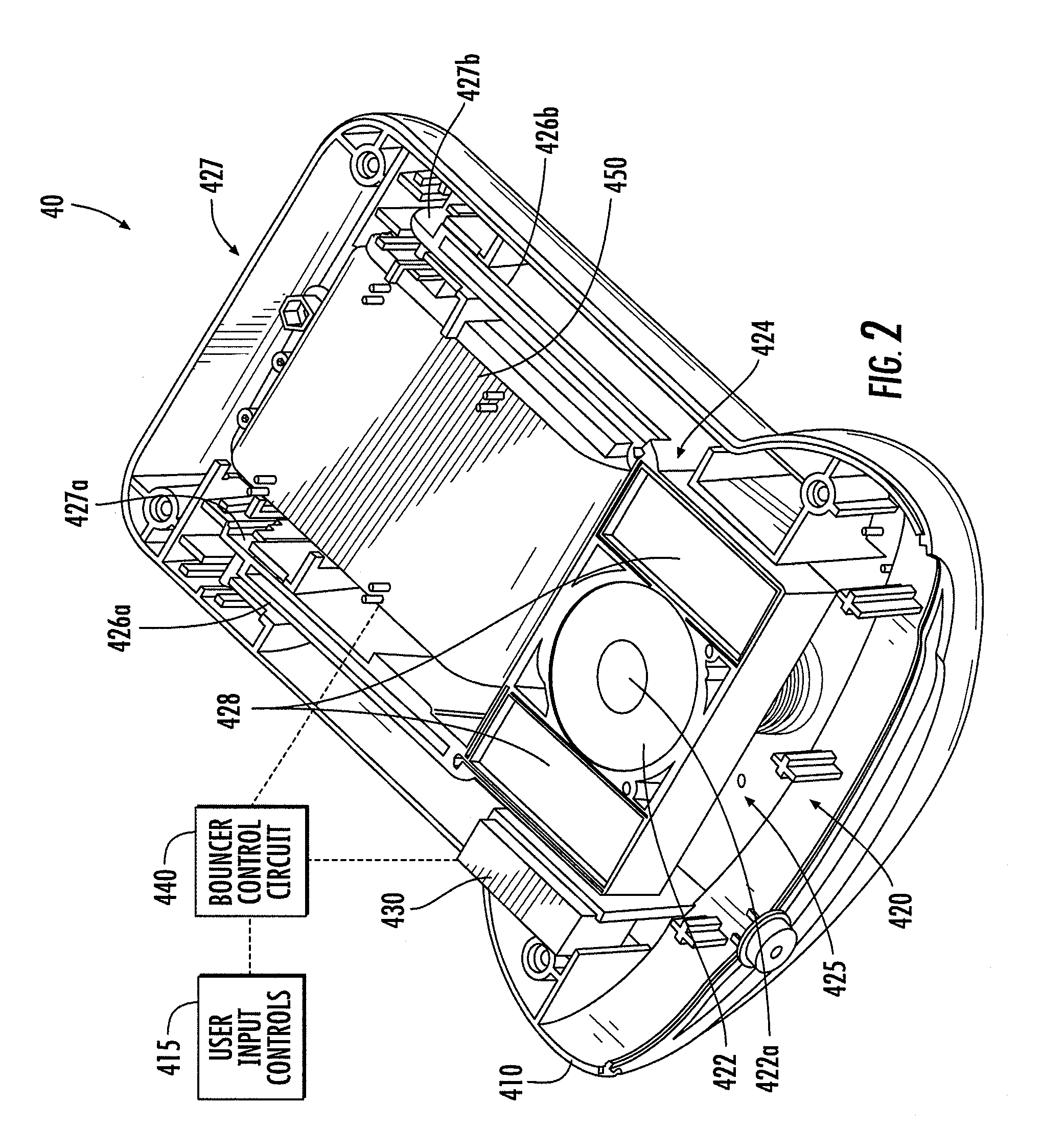 Electromagnetic children's bouncer